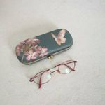 Handmade Embroidered Glasses Case Oriental Floral Butterfly Sunglasses Pouch