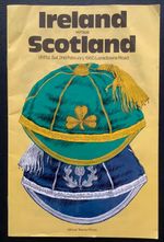 1980 IRELAND v SCOTLAND programme