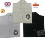 Men's Scottish Jacobite Ghillie Kilt Shirt 3 Colours All Sizes with Leather cord