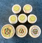J & P Coats and Brook & Bros Mixed Vintage Wooden Thread Spools Bobbins Lot