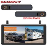 AUTO-VOX Solar Wireless Reversing Camera w/7.2" 1080P DVR Monitor Van SUV Truck