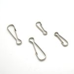 Metal Snap Lanyard Clips Hooks Carabiners Camping Loaded Clasp Keyring Buckle