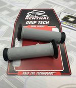 Renthal Dual Compound Motorcycle Bike Road Race Handlebar Grips - Thick Type