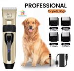 Dog Professional Hair Clipper Electrical Grooming Trimer for Pets USB Rechargble