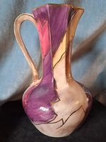 Vintage Oldcourt J. Fryer&son Tunstall England - Hand Painted Pitcher Jug -18 Cm