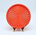 7-3/4" Orange TUPPERWARE Servalier Replacement Lid #1205 FOR 1204 1339 Canisters