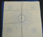 12 VINTAGE 18" Pre-STAMPED QUILT BLOCKS Embroidery Flowers #1106