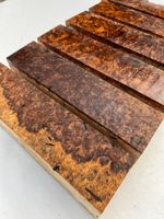 AMBOYNA BURL / BURR turning spindle 305-320 x 72 -75 x 72-75mm SPECIAL GRADE