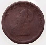 1783-1820 Washington Double Head Colonial Copper Coin Details Dent