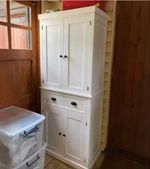Large Kitchen Pantry Freestanding Cupboard Larder Tall Storage Cabinet Dresser