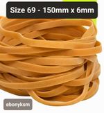 ELASTIC RUBBER BANDS No.69 EXTRA LARGE 150mm x 6mm STRONG THICK -  FREE DELIVERY