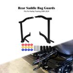 Rear Saddlebag Guard Crash Bar For Harley Touring Road Street Glide FLHX 09-2024