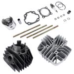 For Yamaha PW80 BW80 Cylinder Barrel Head Kit Piston Top End Gasket Rings 80cc