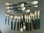 Gense Focus de Luxe 45 Piece Mid Century Cutlery Set, Folke Arström Sweden READ