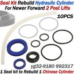 For 2 Post Lift Chinese / Hydraulic Cylinder Seal Rebuild Kit # yg32-9180 992317