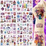 50 pcs  KPop Temporary Tattoos  Waterproof Cartoon K-Pop Party Tattoo Stickers