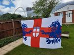 England Flag 3ft x 5ft 90x150cm with 2 eyeslet. World Cup England Flag
