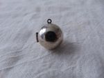 vintage silver ball locket pendant/charm
