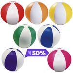 2-6X Inflatable Beach Ball Colorful Summer Holiday Party Pool Toy Kids Adult