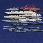 Collection of Vintage Dinky diecast & other model ships - Cunard 532 Queen Mary