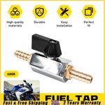 Motorcycle Inline Petrol On-Off Fuel Tap Gas Petrol Valve Petcock 6mm Oil Switch