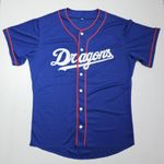 Chunichi Dragons Official Fanclub NPB Baseball Jersey Size Large 44" Chest