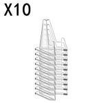 Clear Acrylic Trading Card Stands for Coins Sports Cards Display Holder