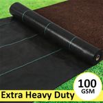 50M Long Heavy Duty Weed Control Fabric Landscape Membrane Ground Cover Woven