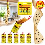 Fly Insect Catcher Paper Sticky Glue Bug Trap Strong Roll Tape Strip