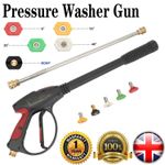 4000PSI High Pressure Car Power Washer Spray Gun Wand M22 Lance with Nozzle Tips