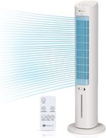3L Evaporative Air Cooler , 4in1 Portable Cooling Tower Fan with Humidiffer