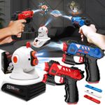Infrared Mini Laser Tag Set with Projector 2 Packs Outdoor Game for Kids Boys 3+