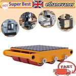 15T Heavy Duty Industrial Machinery Mover Dolly Skate Rotating 9 Roller Trolley