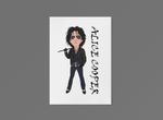 Alice Cooper Music, Rock Cartoon Graphic Cartoon Metal Plate sign
