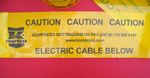ELECTRIC KOMPRESS CAUTION CABLE MARKER TAPE WARNING BURIED CABLES per 2 Mtr