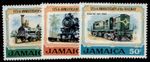 JAMAICA QEII SG325-327, 1970 Railways set, NH MINT.
