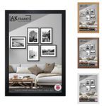 Modern Photo Frames ? Black, Oak, Nut, White ? A1 to A5 ? Poster & Picture Frame