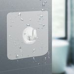 1-10x Anti-rust Waterproof  Adhesive Sticker Hook Bathroom Kitchen Wall Shelf