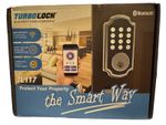 Electronic Deadbolt TurboLock Bluetooth-Enabled Smartbolt TL117-BN