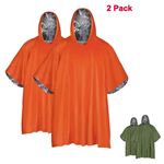 2x Waterproof Emergency Foil Blanket Thermal Camping Rescue First Aid Survival
