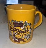 Cadbury Caramel "Take it easy" Yellow Original Food Advertising Mug Cup
