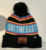 Ski The East Subaru Black Pom-Pom Beanie Hat