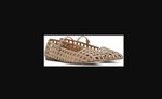 Aeyde Beige Uma Caged Mary-Jane Ballerina Flats, size 9