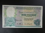 NICE 1957 NATIONAL BANK OF SCOTLAND £5 BANKNOTE ORIGINAL GVF
