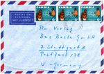 Zambia 1965, MeF 3x6d Communication on Airmail Cover from Mkushi to Germany