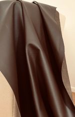 Dark Brown smooth soft Matte upholstery leather 1-1.3 mm thickness various size