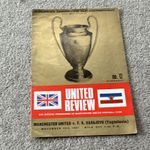 Manchester United v F.K. Sarajevo European Cup Programme 1967 (1960s)