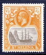 ST. HELENA King George V 1923 7½d. Grey-Brown & Bright Orange SG 111 MINT