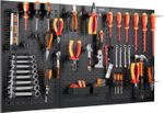 Garage Tool Pegboard 44Pc Wall Storage Board Organizer Set