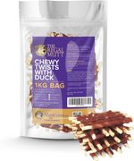 The Regal Mutt - Chewy Twists with Duck - 1kg Bag